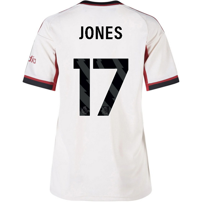 2025/26 Curtis Jones #17 Away Women's Soccer Jersey