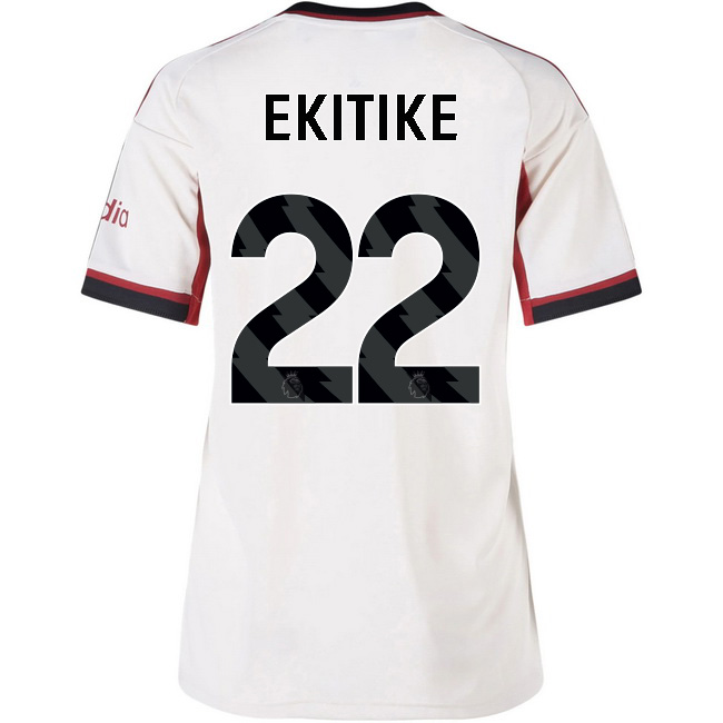 2025/26 Hugo Ekitike #22 Away Women's Soccer Jersey