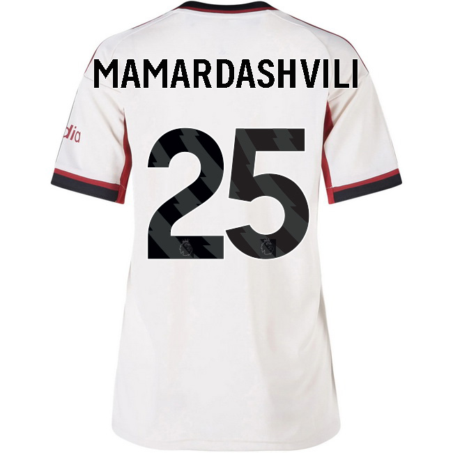 2025/26 Giorgi Mamardashvili #25 Away Women's Soccer Jersey