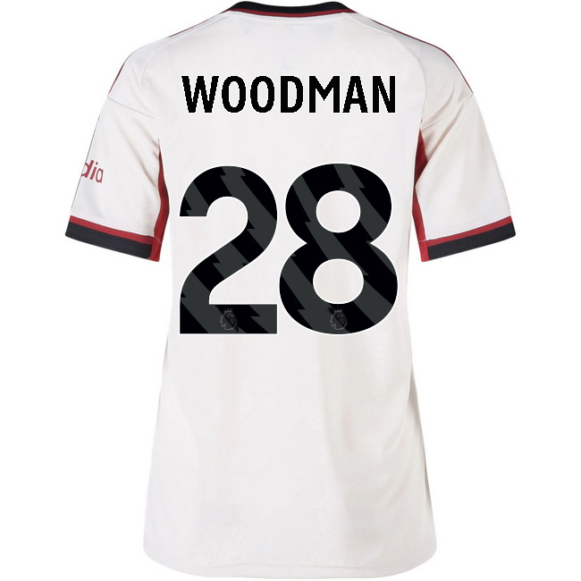 2025/26 Freddie Woodman #28 Away Women's Soccer Jersey