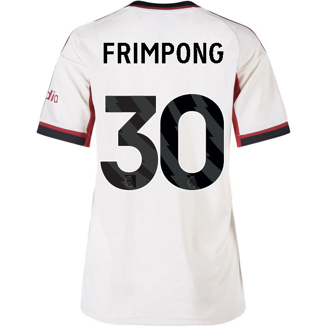 2025/26 Jeremie Frimpong #30 Away Women's Soccer Jersey
