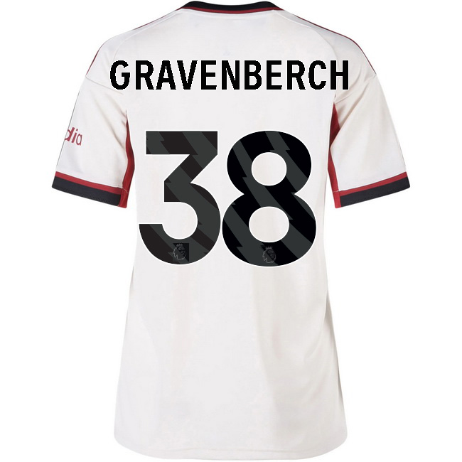 2025/26 Ryan Gravenberch #38 Away Women's Soccer Jersey