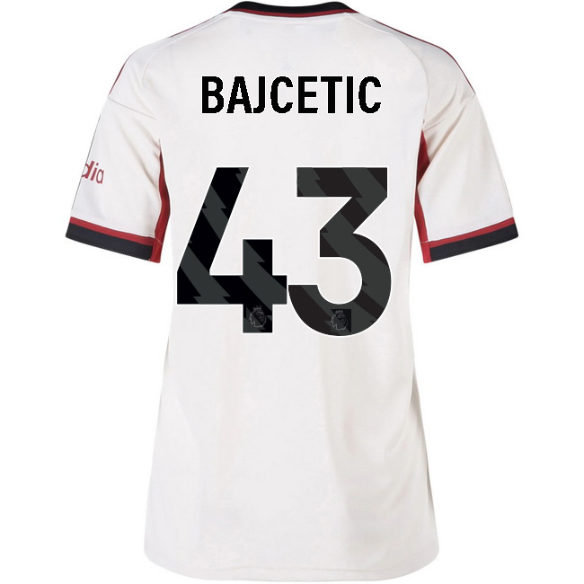 2025/26 Stefan Bajcetic #43 Away Women's Soccer Jersey