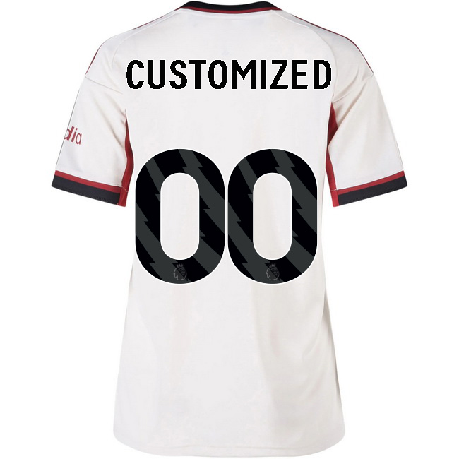 2025/26 CUSTOMIZED P #00 Away Women's Soccer Jersey