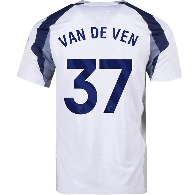2025/26 Micky van de Ven #37 Home Men's Soccer Jersey