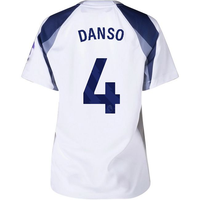 2025/26 Kevin Danso #4 Home Women's Soccer Jersey