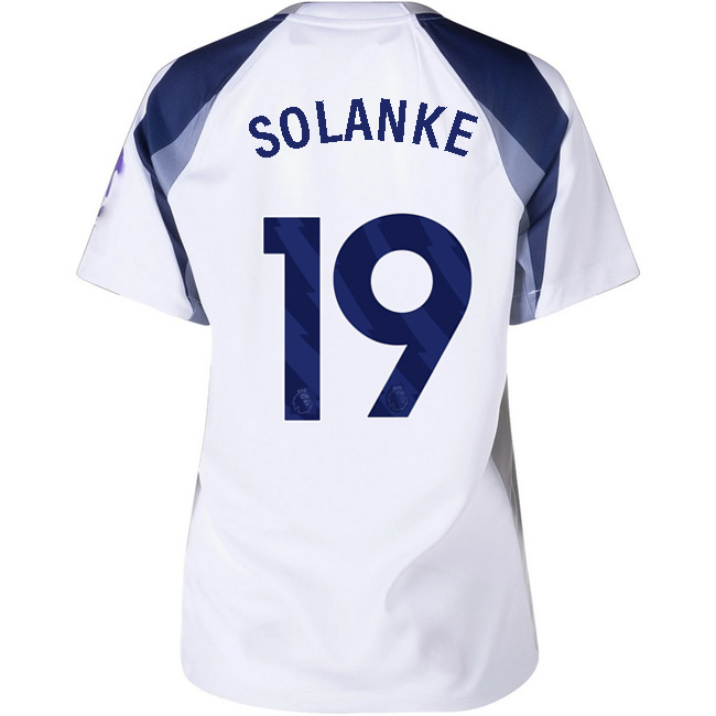 2025/26 Dominic Solanke #19 Home Women's Soccer Jersey