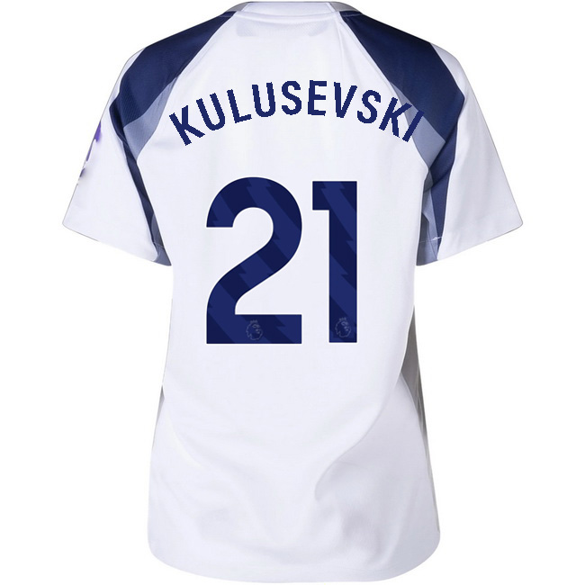 2025/26 Dejan Kulusevski #21 Home Women's Soccer Jersey
