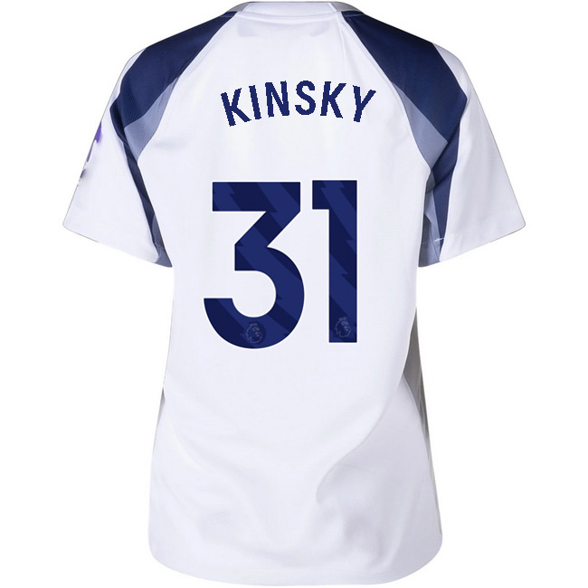 2025/26 Antonin Kinsky #31 Home Women's Soccer Jersey