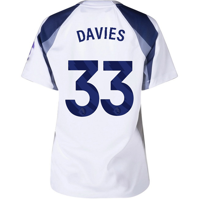 2025/26 Ben Davies #33 Home Women's Soccer Jersey