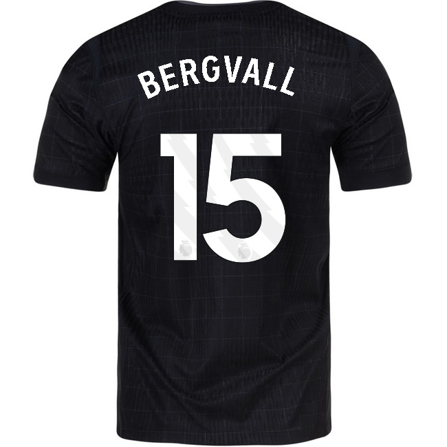 2025/26 Lucas Bergvall #15 Away Men's Soccer Jersey