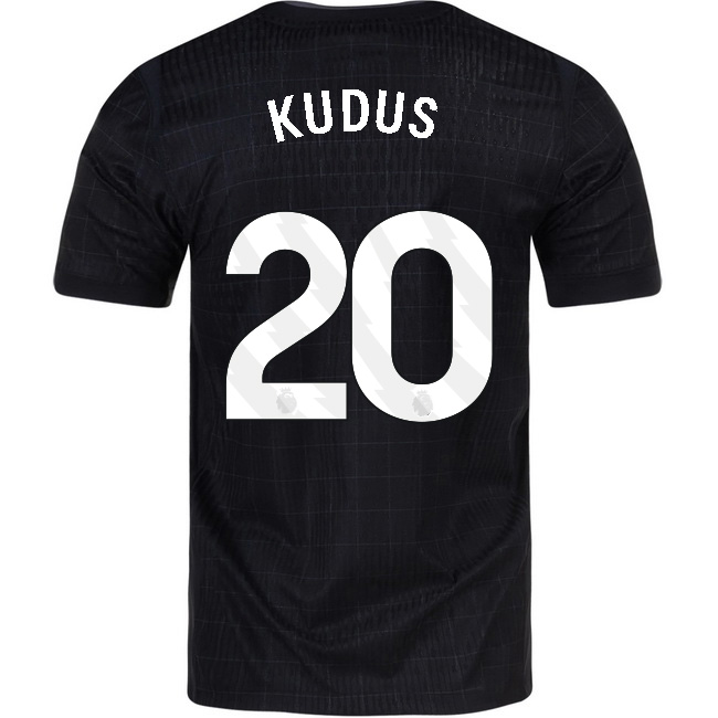 2025/26 Mohammed Kudus #20 Away Men's Soccer Jersey