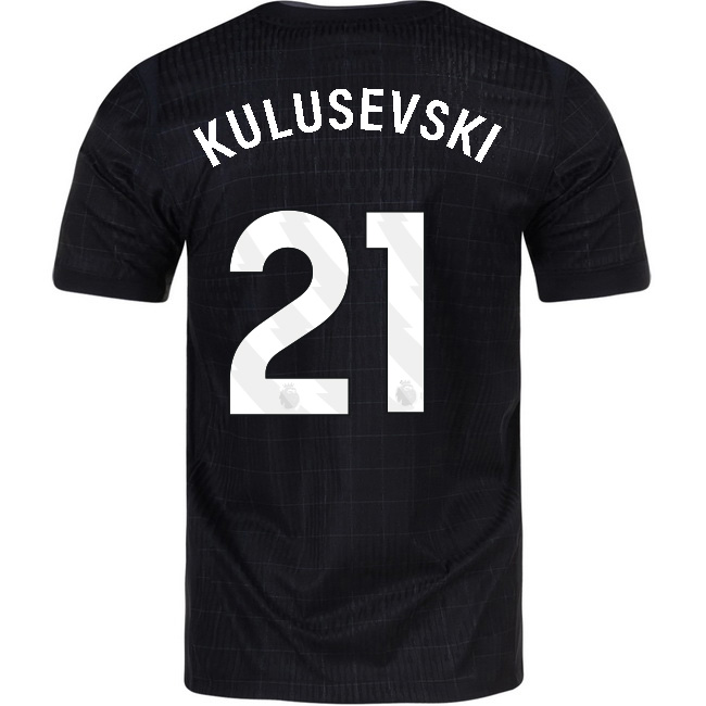 2025/26 Dejan Kulusevski #21 Away Men's Soccer Jersey