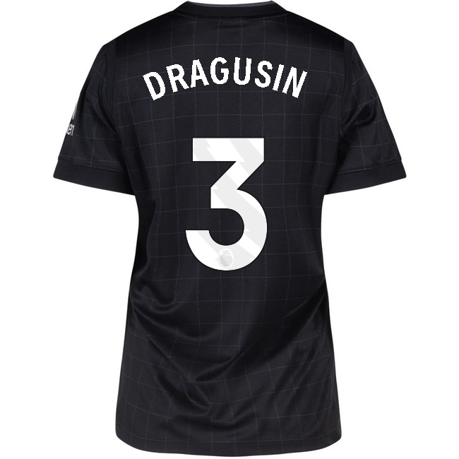 2025/26 Radu Dragusin #3 Away Women's Soccer Jersey