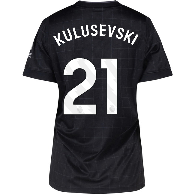 2025/26 Dejan Kulusevski #21 Away Women's Soccer Jersey