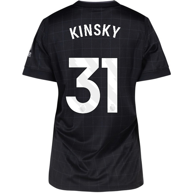 2025/26 Antonin Kinsky #31 Away Women's Soccer Jersey