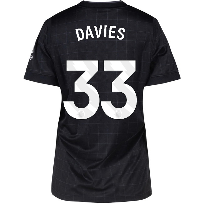 2025/26 Ben Davies #33 Away Women's Soccer Jersey