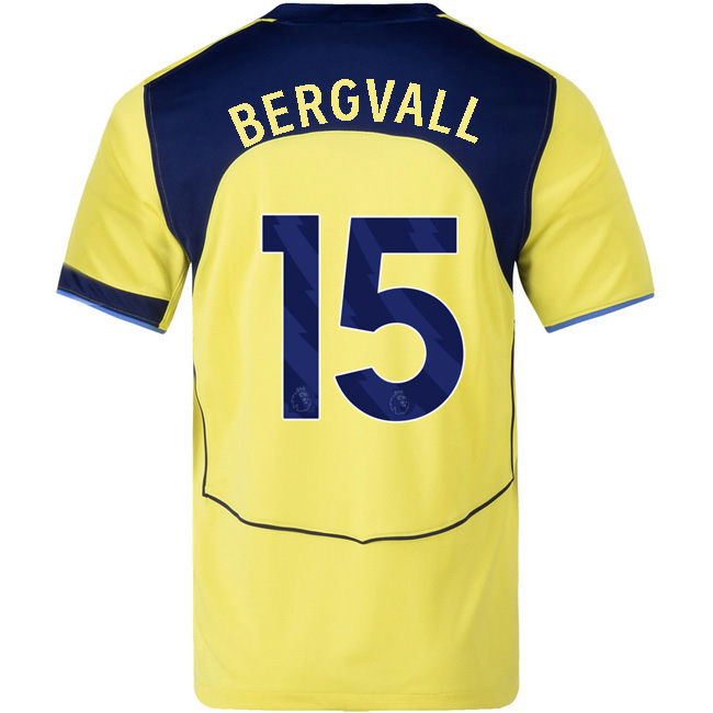 2025/26 Lucas Bergvall #15 Third Men's Soccer Jersey