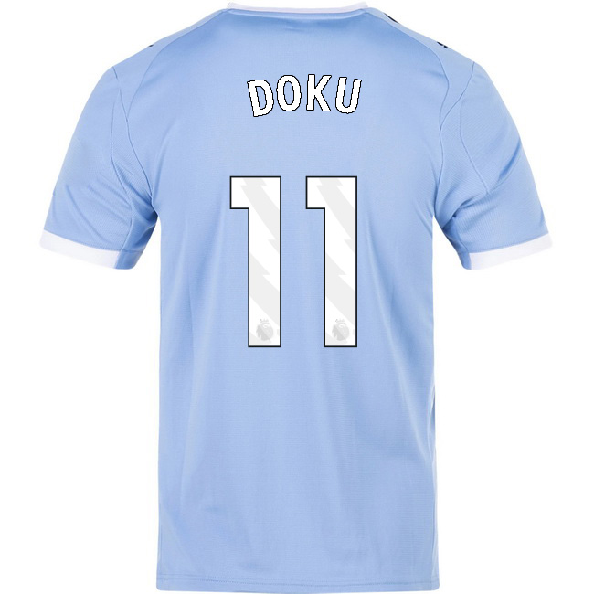 2025/26 Jeremy Doku #11 Home Men's Soccer Jersey