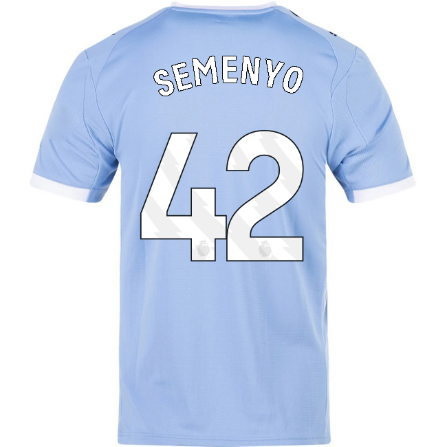 2025/26 Antoine Semenyo #42 Home Men's Soccer Jersey