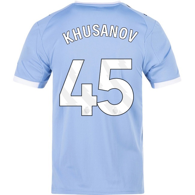2025/26 Abdukodir Khusanov #45 Home Men's Soccer Jersey