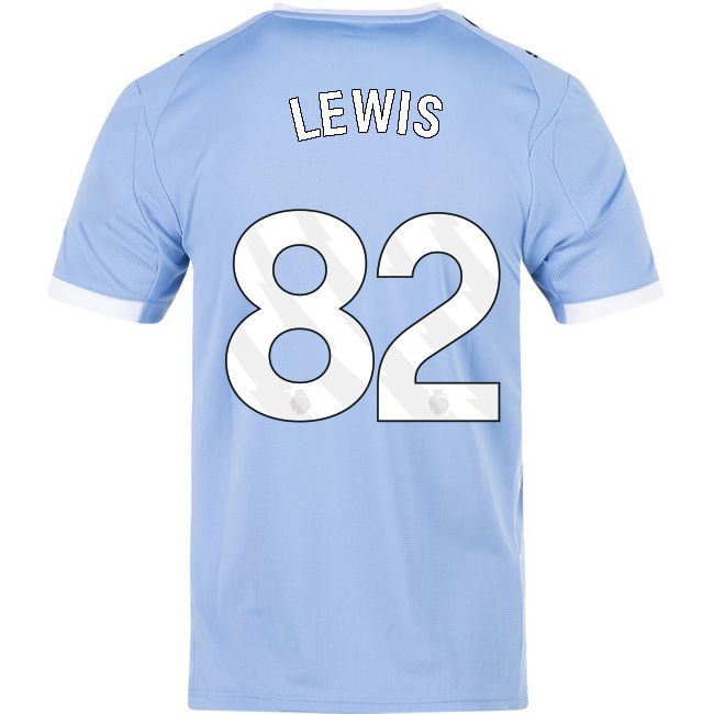 2025/26 Rico Lewis #82 Home Men's Soccer Jersey