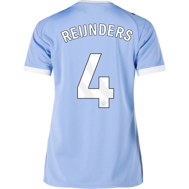 2025/26 Tijjani Reijnders #4 Home Women's Soccer Jersey