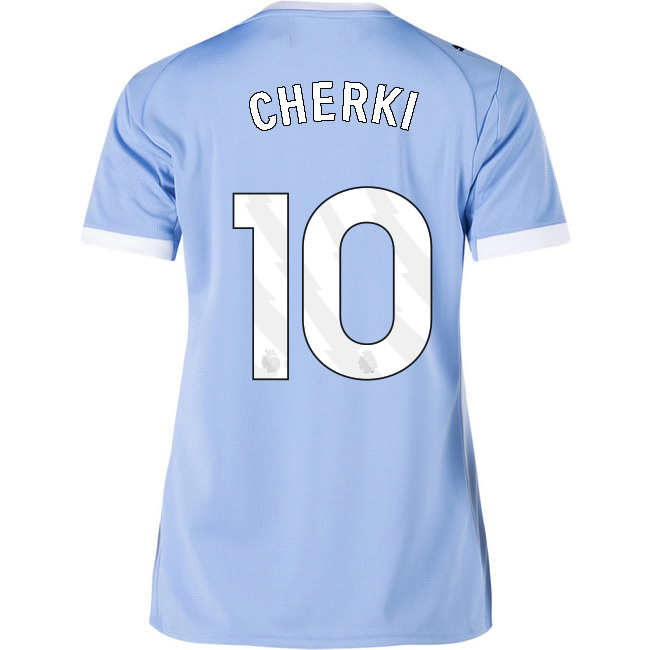 2025/26 Rayan Cherki #10 Home Women's Soccer Jersey