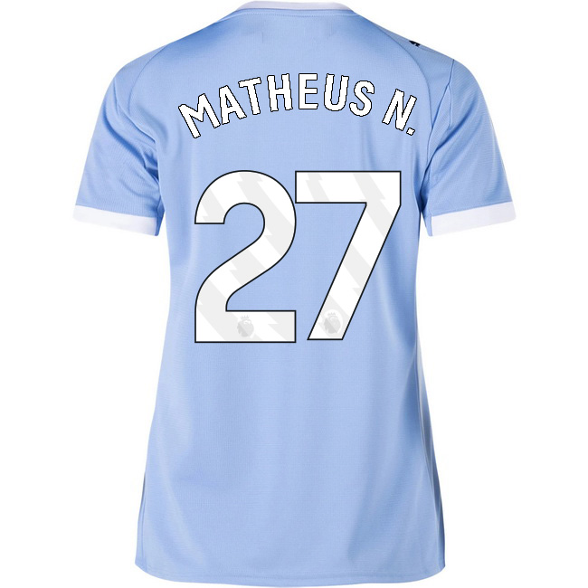 2025/26 Matheus Nunes #27 Home Women's Soccer Jersey