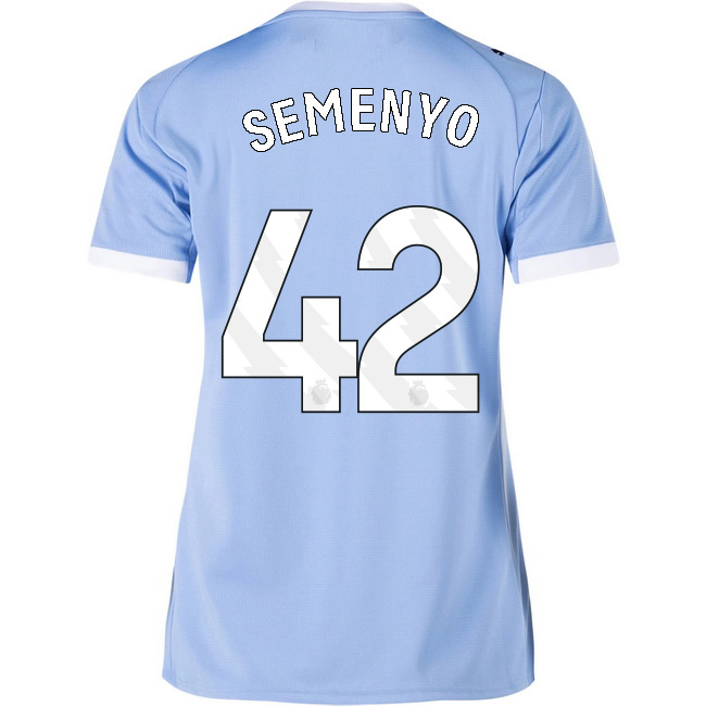 2025/26 Antoine Semenyo #42 Home Women's Soccer Jersey