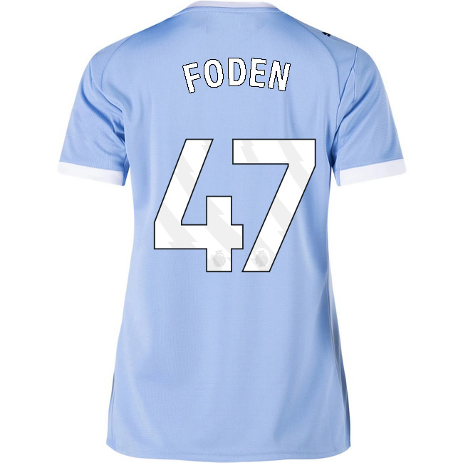 2025/26 Phil Foden #47 Home Women's Soccer Jersey
