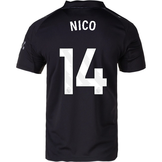 2025/26 Nico Gonzalez #14 Away Men's Soccer Jersey
