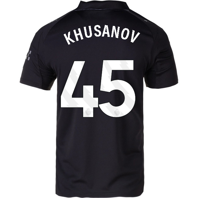 2025/26 Abdukodir Khusanov #45 Away Men's Soccer Jersey