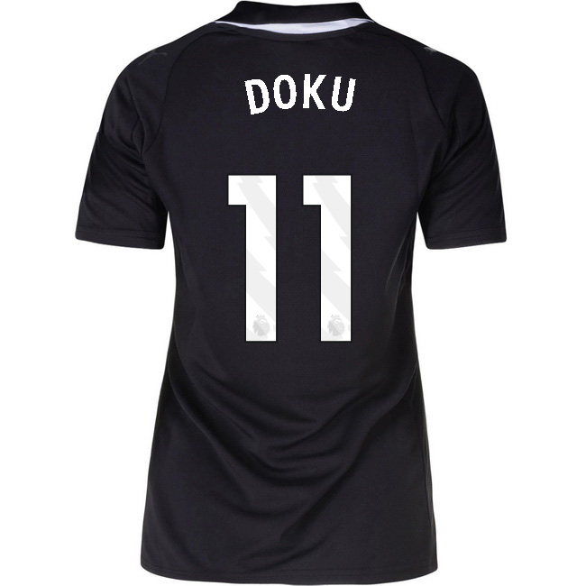 2025/26 Jeremy Doku #11 Away Women's Soccer Jersey