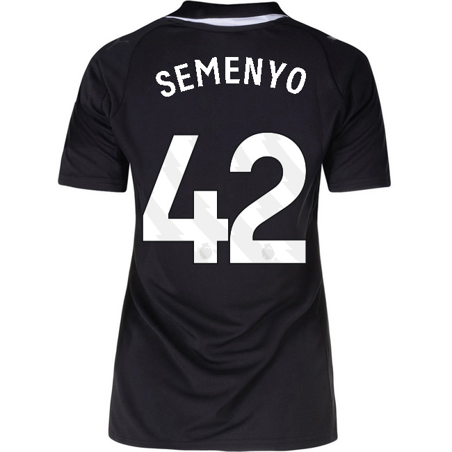2025/26 Antoine Semenyo #42 Away Women's Soccer Jersey
