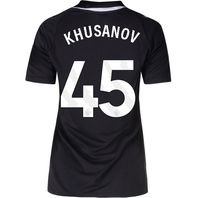 2025/26 Abdukodir Khusanov #45 Away Women's Soccer Jersey