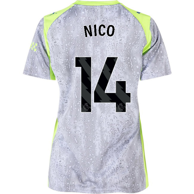 2025/26 Nico Gonzalez #14 Third Women's Soccer Jersey