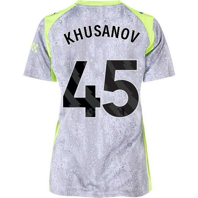 2025/26 Abdukodir Khusanov #45 Third Women's Soccer Jersey