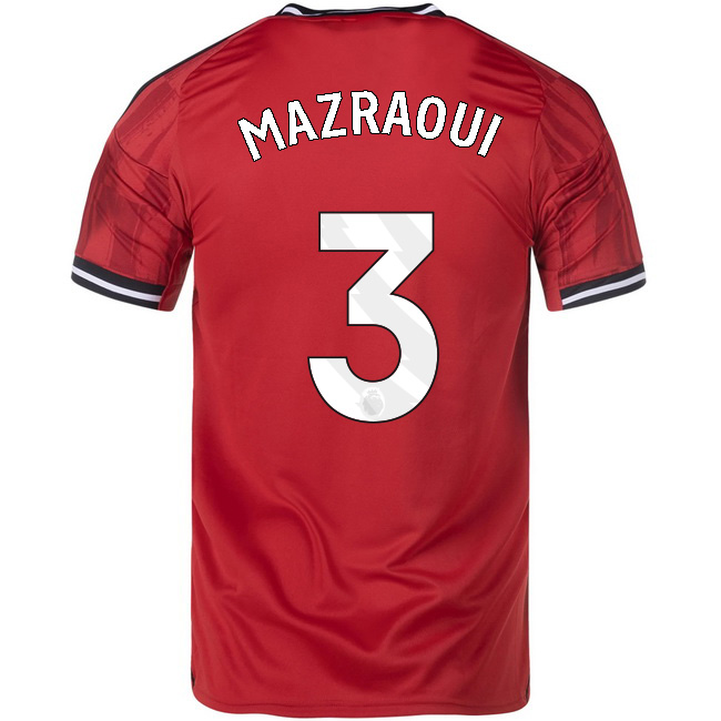 2025/26 Noussair Mazraoui #3 Home Men's Soccer Jersey