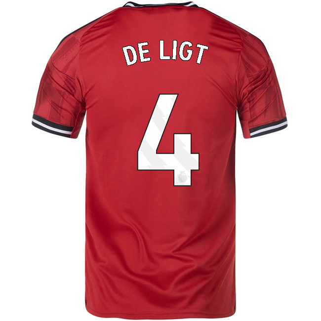 2025/26 Matthijs de Ligt #4 Home Men's Soccer Jersey