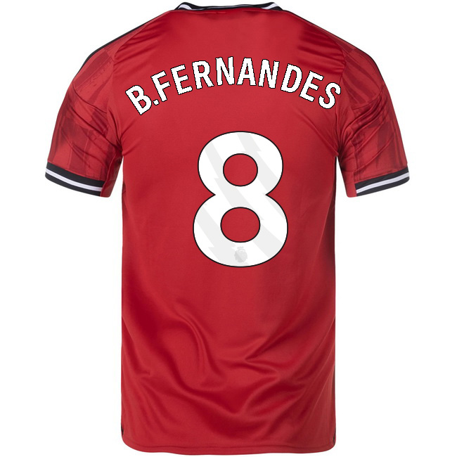 2025/26 Bruno Fernandes #8 Home Men's Soccer Jersey