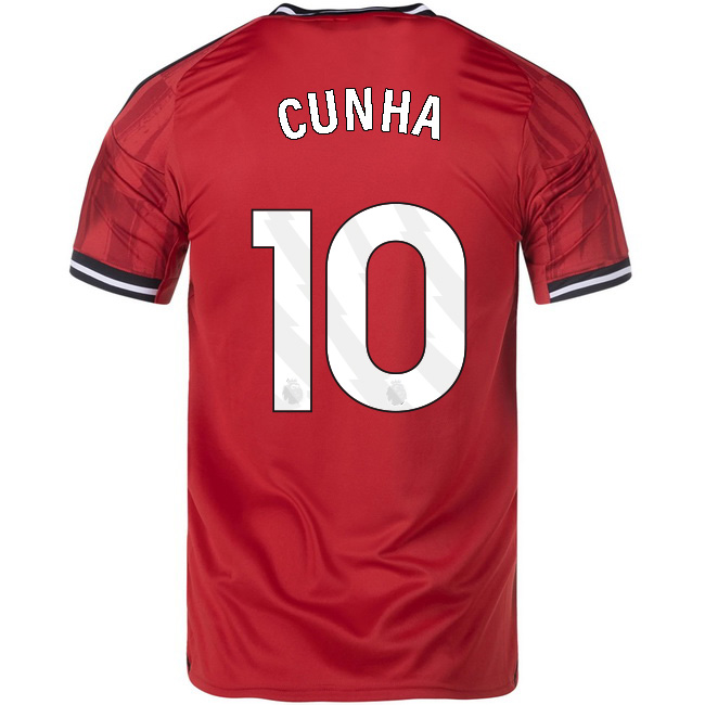 2025/26 Matheus Cunha #10 Home Men's Soccer Jersey