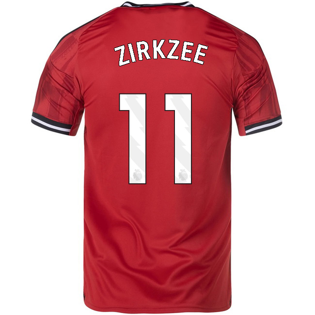 2025/26 Joshua Zirkzee #11 Home Men's Soccer Jersey