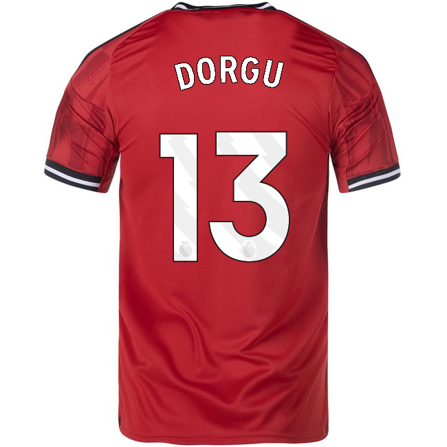 2025/26 Patrick Dorgu #13 Home Men's Soccer Jersey
