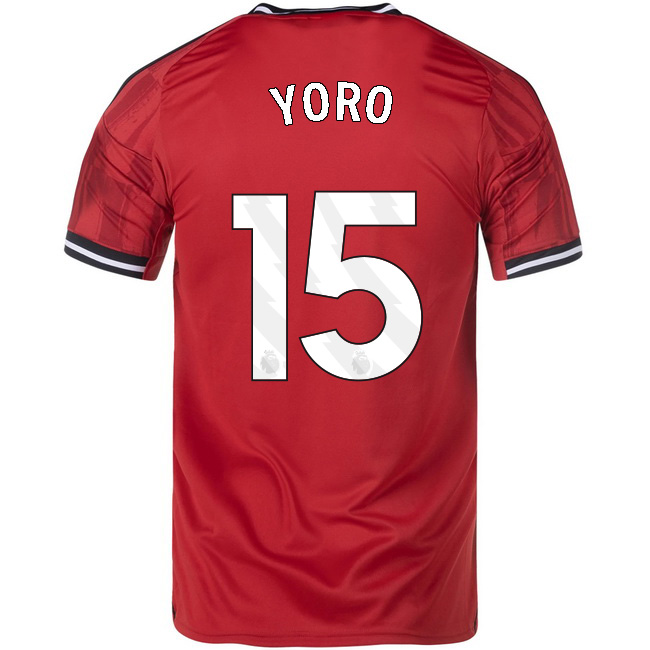 2025/26 Leny Yoro #15 Home Men's Soccer Jersey
