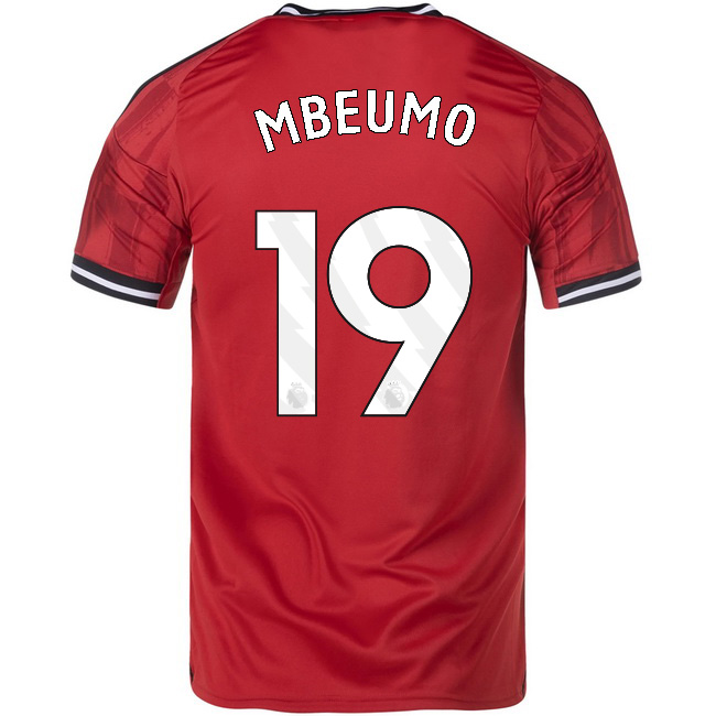 2025/26 Bryan Mbeumo #19 Home Men's Soccer Jersey