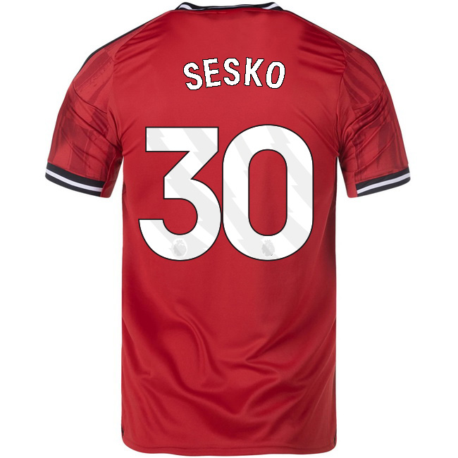 2025/26 Benjamin Sesko #30 Home Men's Soccer Jersey