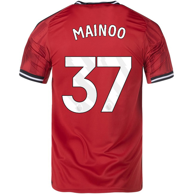 2025/26 Kobbie Mainoo #37 Home Men's Soccer Jersey