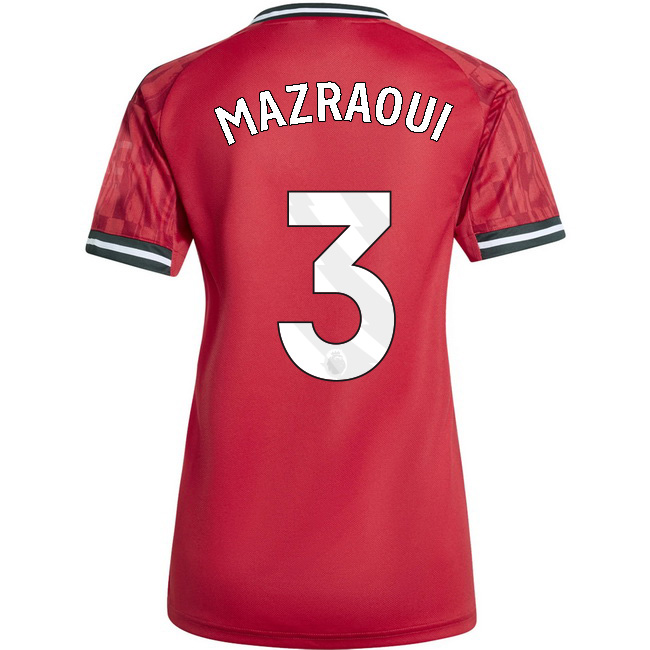 2025/26 Noussair Mazraoui #3 Home Women's Soccer Jersey