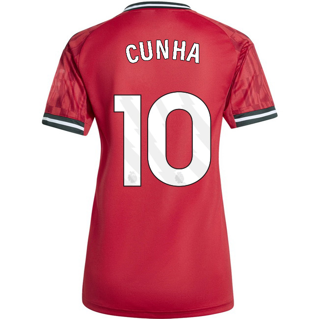 2025/26 Matheus Cunha #10 Home Women's Soccer Jersey